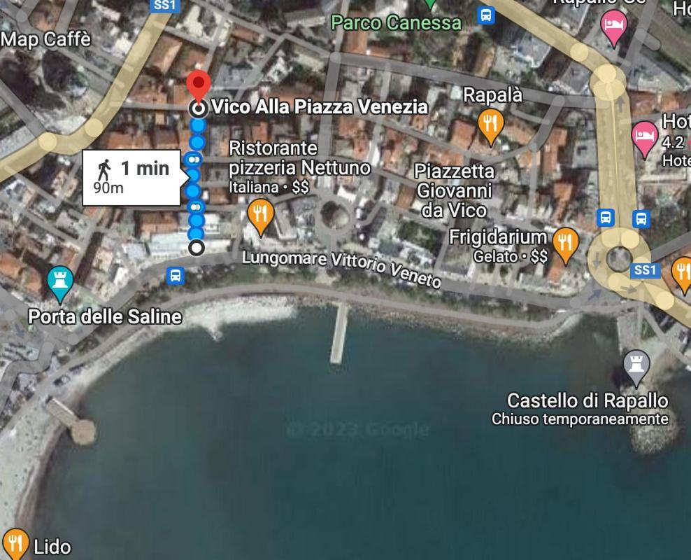 Appartamento Casa Nandina In Centro Rapallo Esterno foto